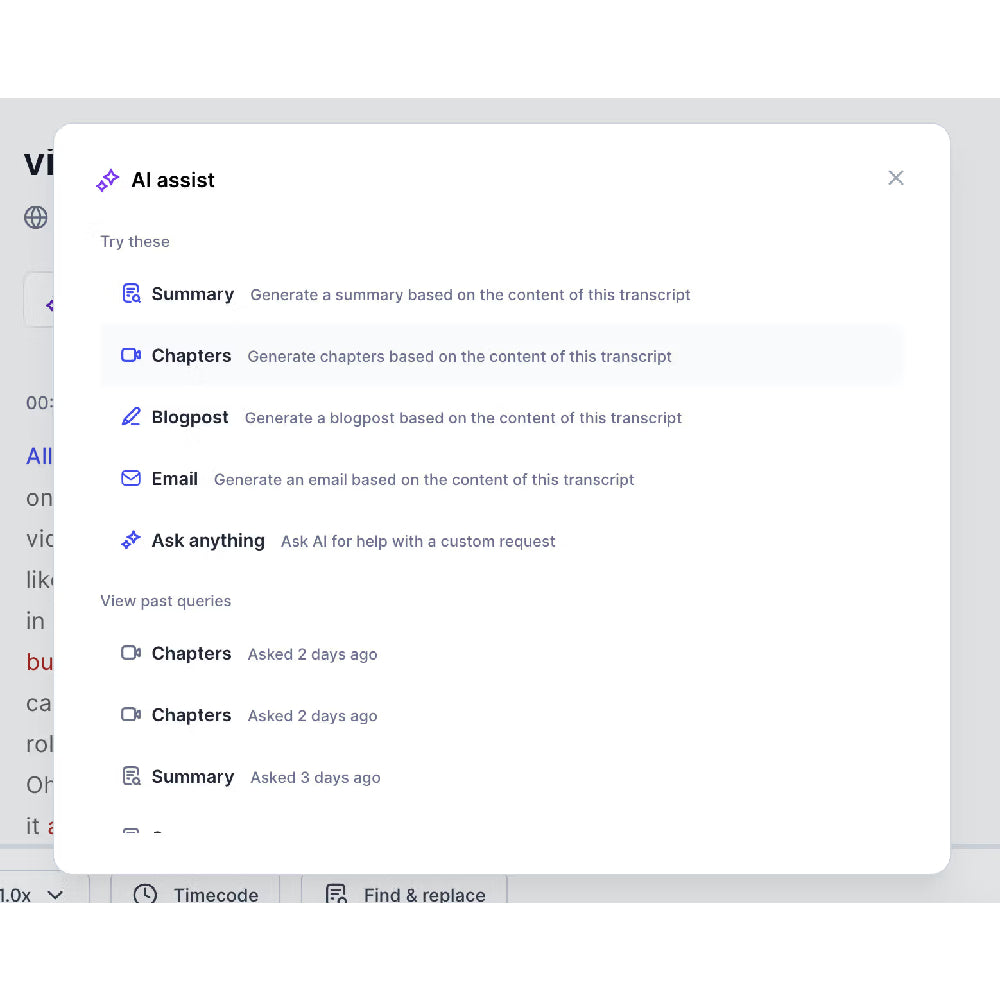 Happy Scribe – AI Transcription & Subtitling Platform