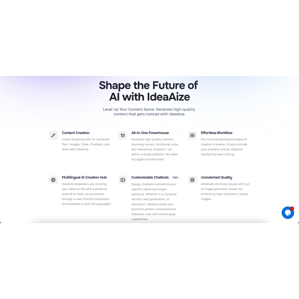 IdeaAize – All-in-One AI Content & Creativity Platform