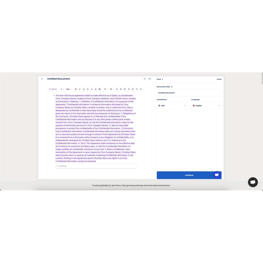 Platus – AI Legal Automation Platform for Smart Legal Workflows