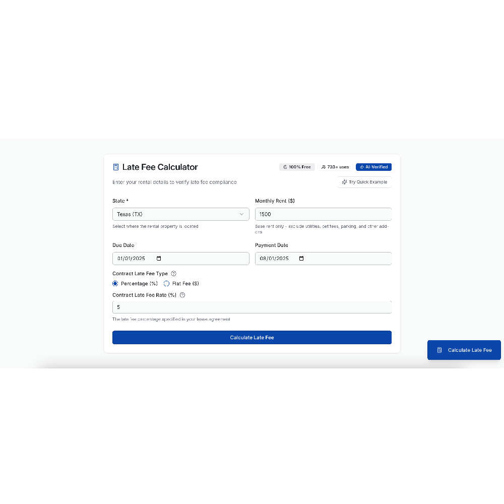RentLateFee.com – AI Legal Compliance for Rent Management
