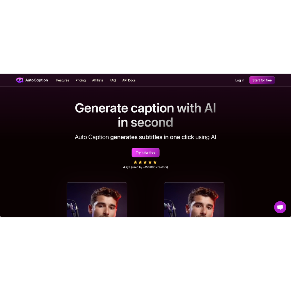 AutoCaption – AI-Powered Video Caption & Subtitle Generator