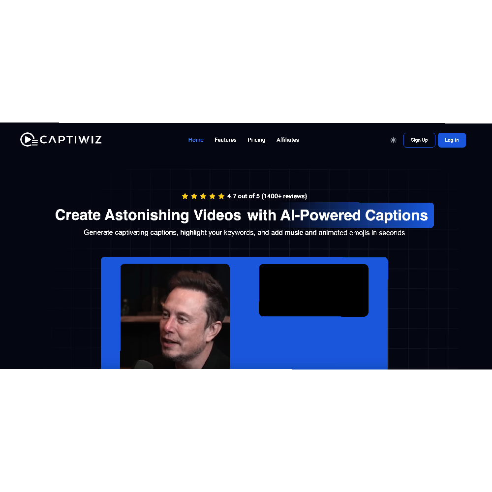 Captiwiz – AI Video Editing & Captioning Made Easy