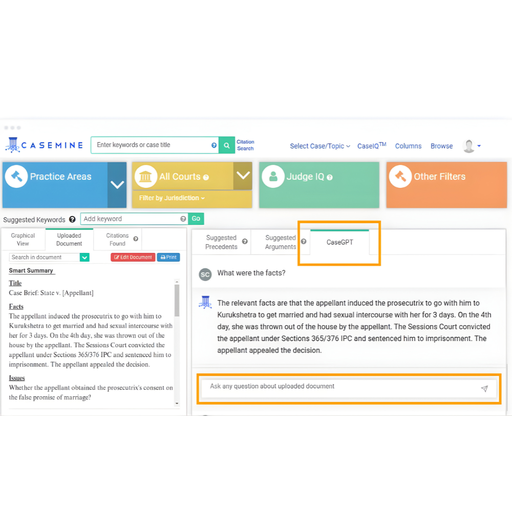 Casemine – AI Legal Research & Case Management Platform