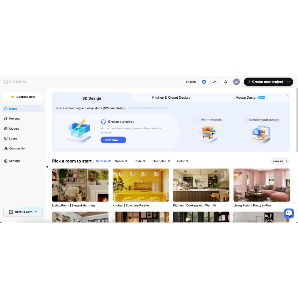 Coohom AI Home Design – Smart Interior Design Made Easy – Daidu.ai