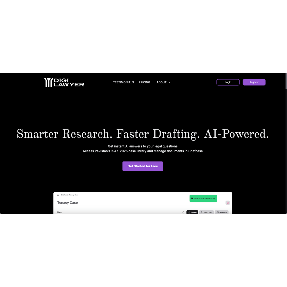 DigiLawyer – AI Legal Assistant for Smart Legal Solutions