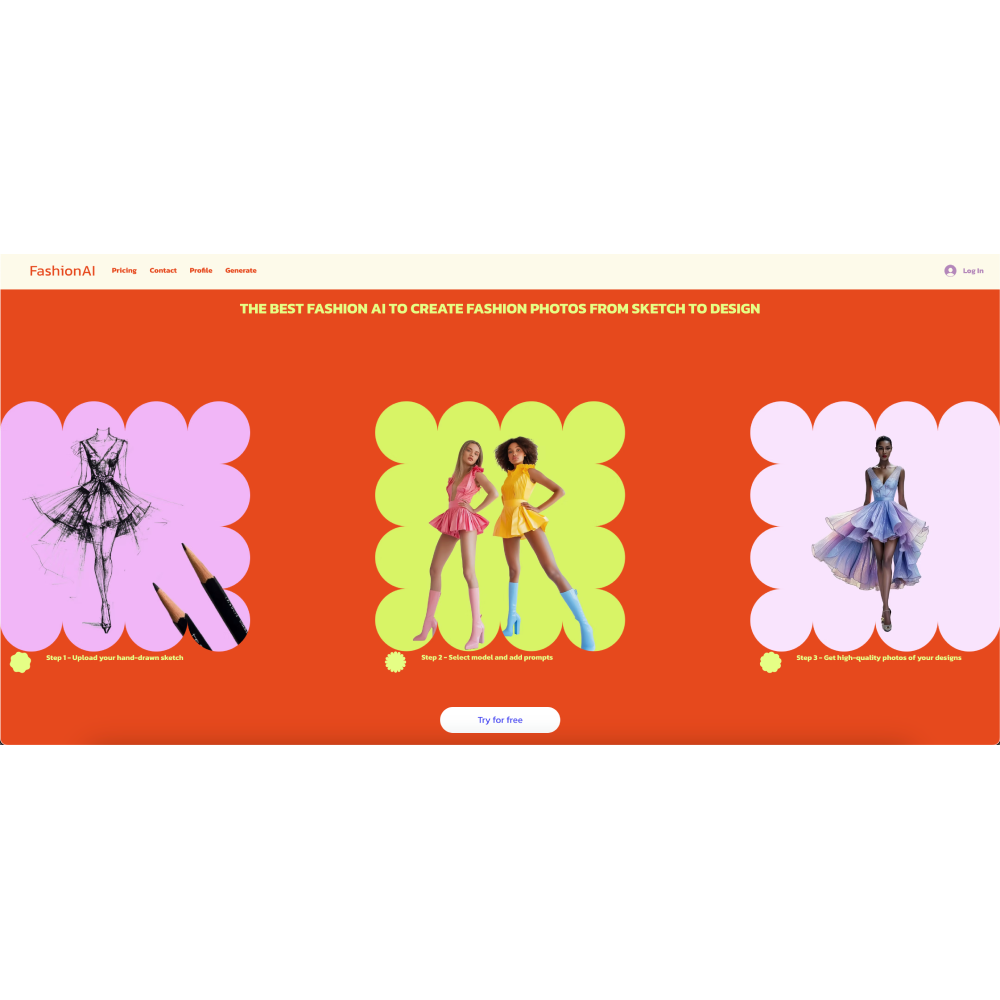 FashionAI – AI-Powered Fashion Design & Virtual Try-On Platform