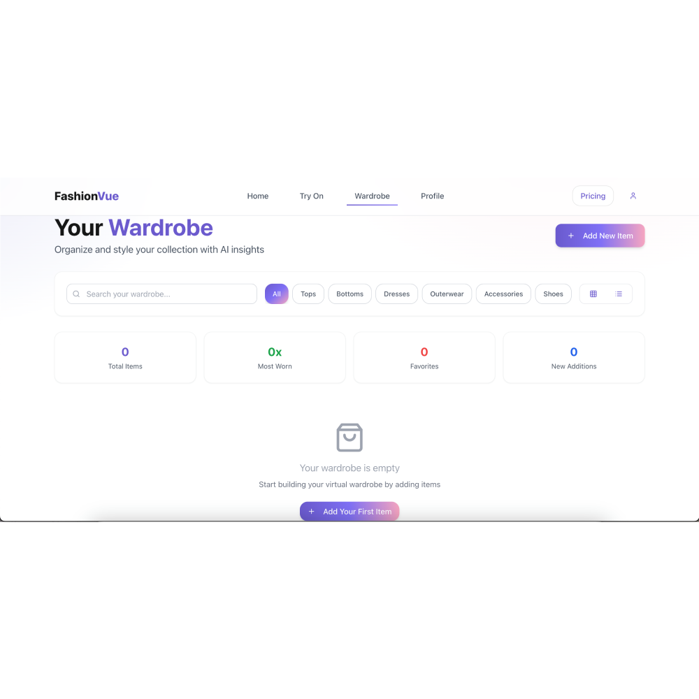 FashionVue – AI-Powered Virtual Try-On & Fashion Styling