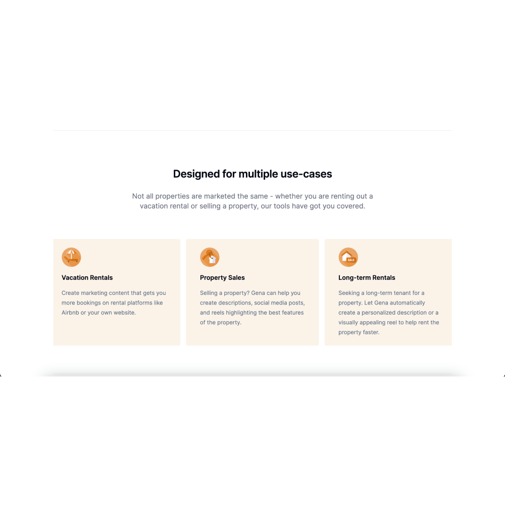 GenA – AI Real Estate Marketing Tool