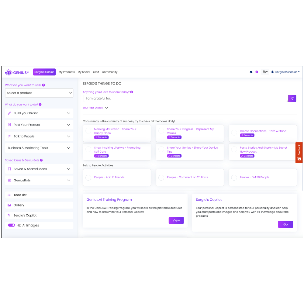 Genius AI – AI-Powered Social Media & Marketing Automation