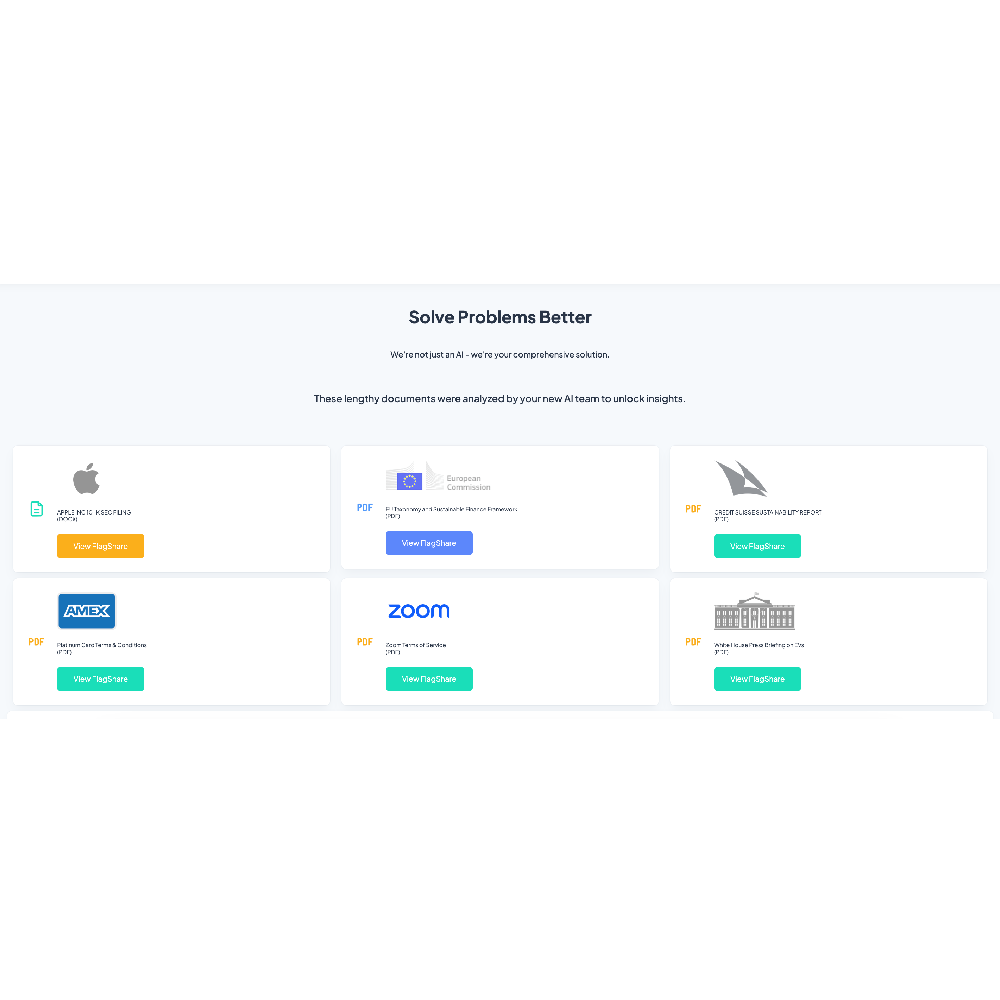 GiveFlag – AI-Powered Business Intelligence & Document Analysis