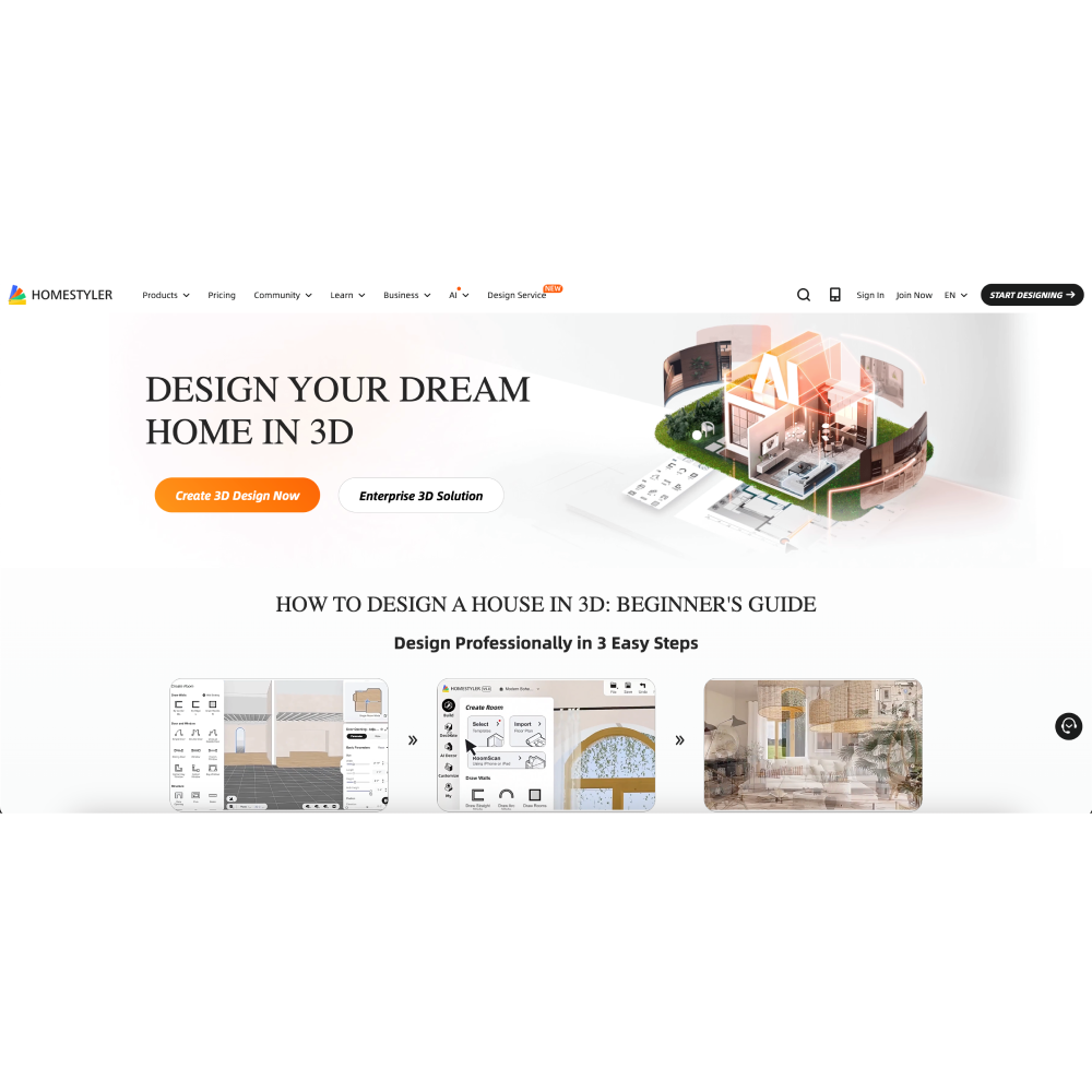 Homestyler AI Room Design – Transform Your Space Instantly
