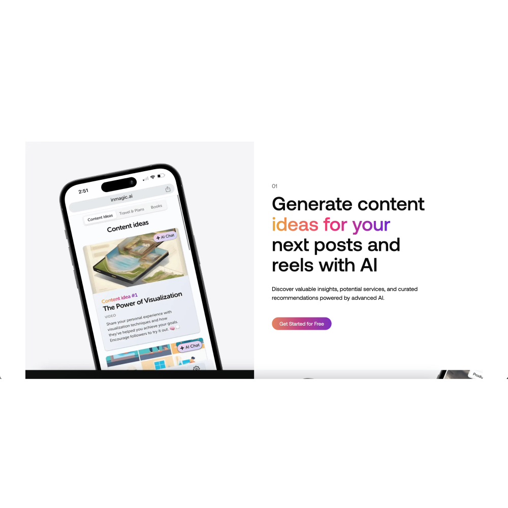 InMagic – AI-Powered Instagram Assistant for Smarter Content