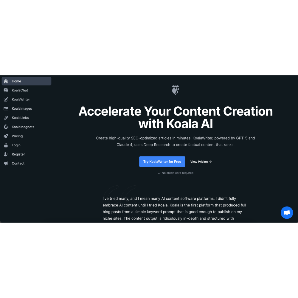 Koala AI – AI-Powered SEO Content Creation Tool