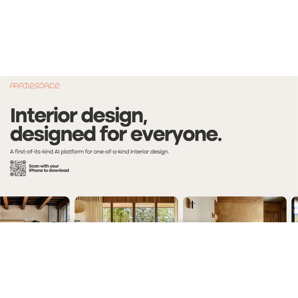 Madespace – AI-Powered Interior Design Tool