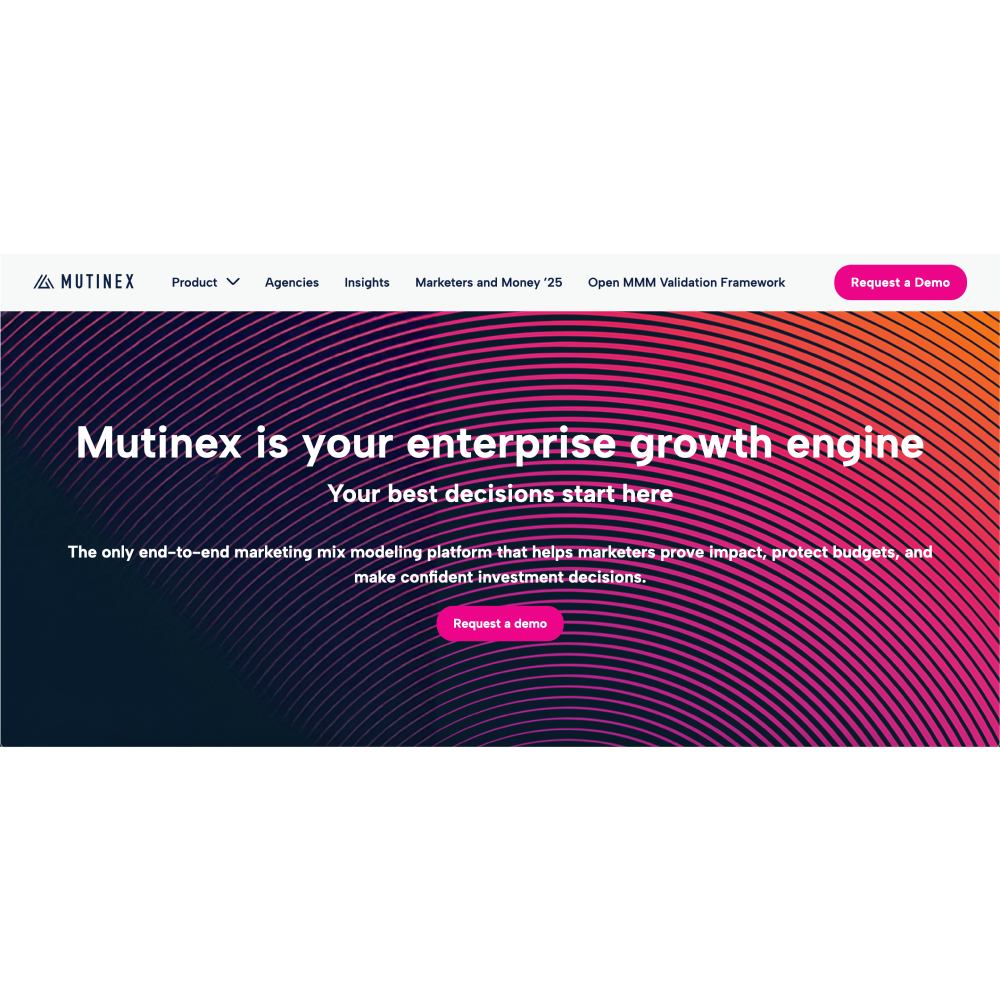 Mutinex – AI-Enhanced Marketing Mix Modeling Platform