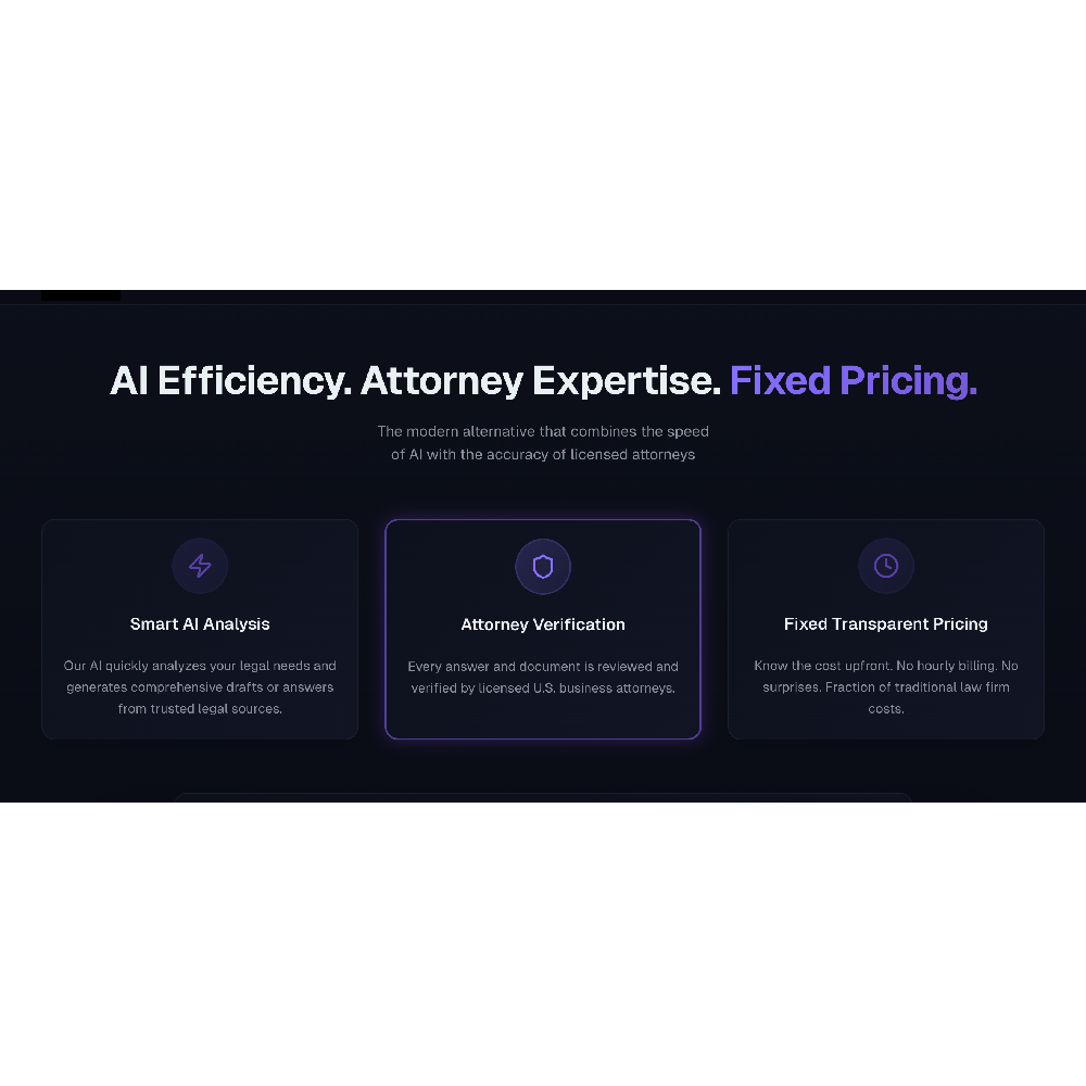 Paralex AI – AI Legal Document & Advisory Platform