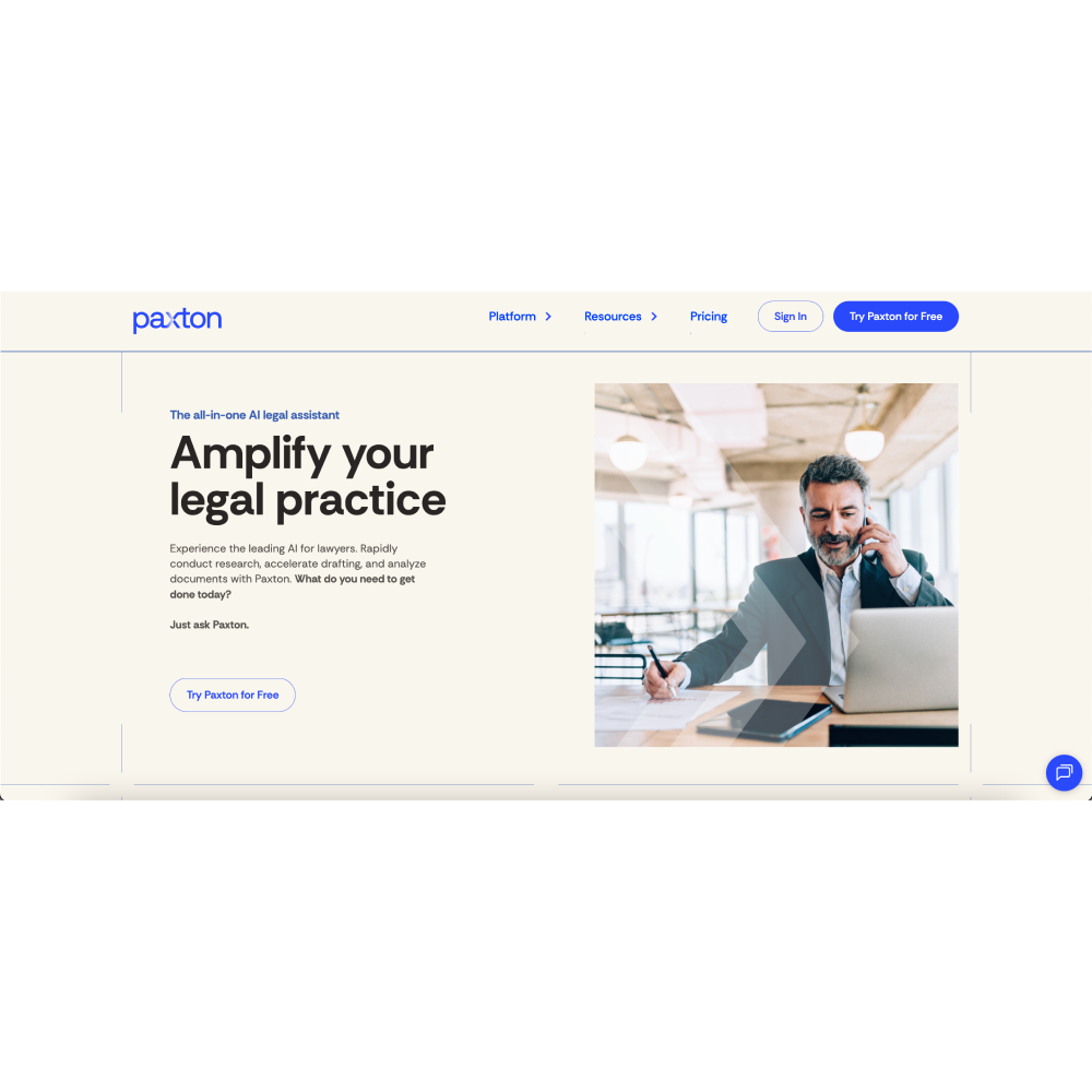 Paxton – AI Legal Assistant for Smarter Legal Workflows