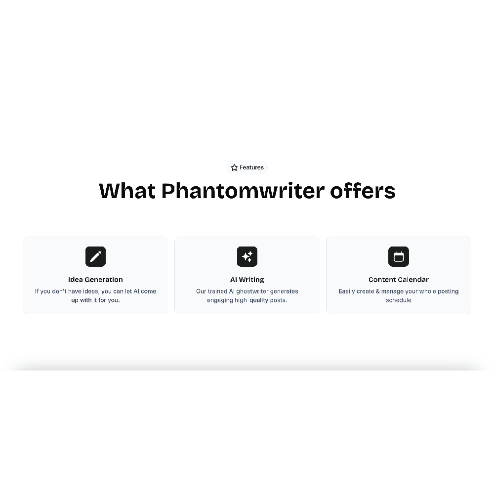 Phantomwriter – AI-Powered Content Generation for Social & Marketing