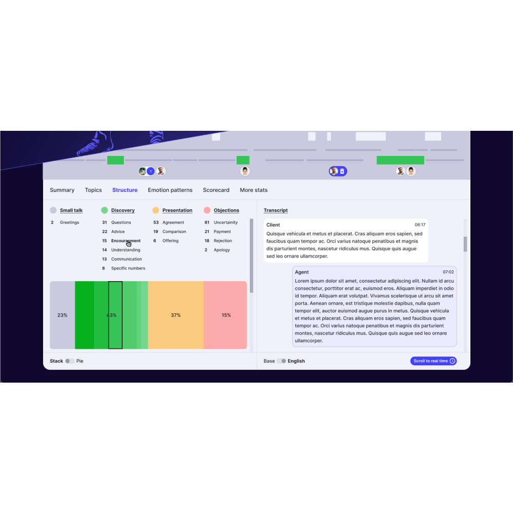 Pitch Patterns – AI Conversation Analytics for Smarter Communication
