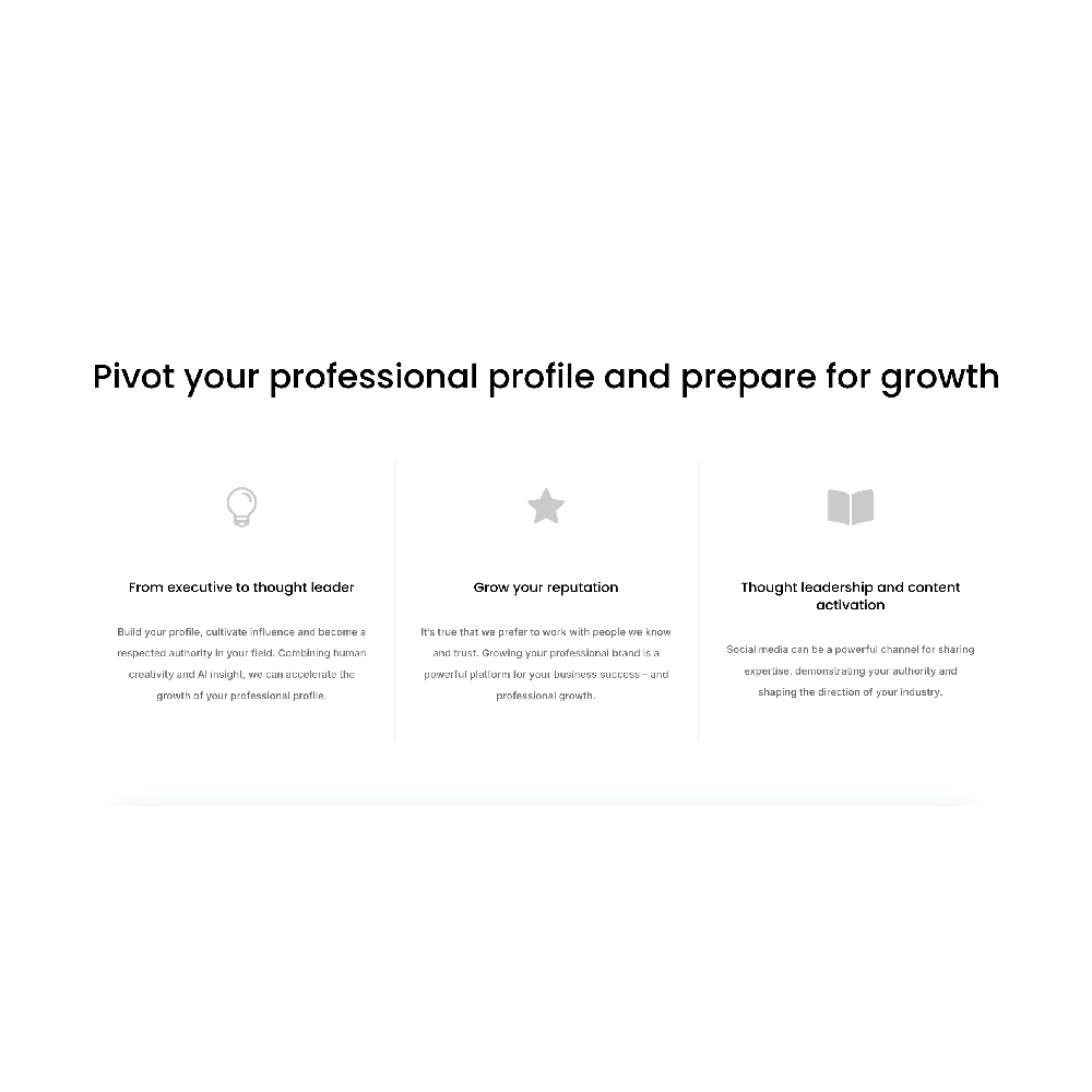 ProPresence – AI-Powered Professional Branding & Thought Leadership