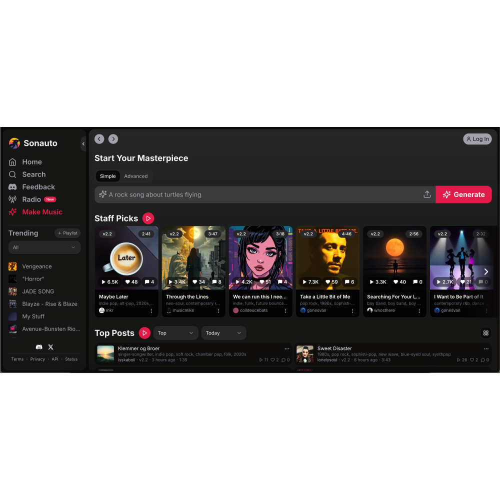 Sonauto – AI Music Generation Tool for Creators