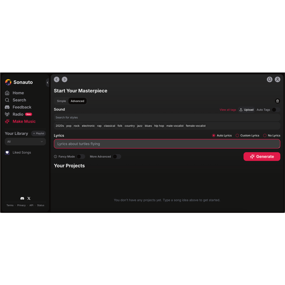 Sonauto – AI Music Generation Tool for Creators