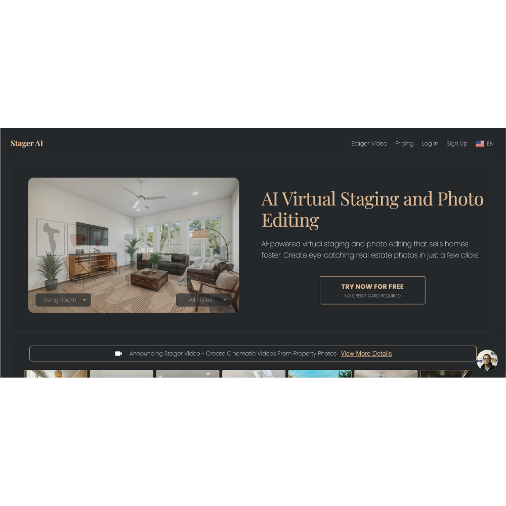 Stager AI – AI-Powered Real Estate Photo Editing & Virtual Staging Tool