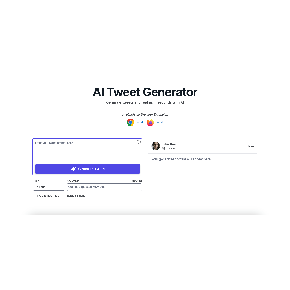 TweetStorm AI – AI-Powered Twitter Content Creation & Management
