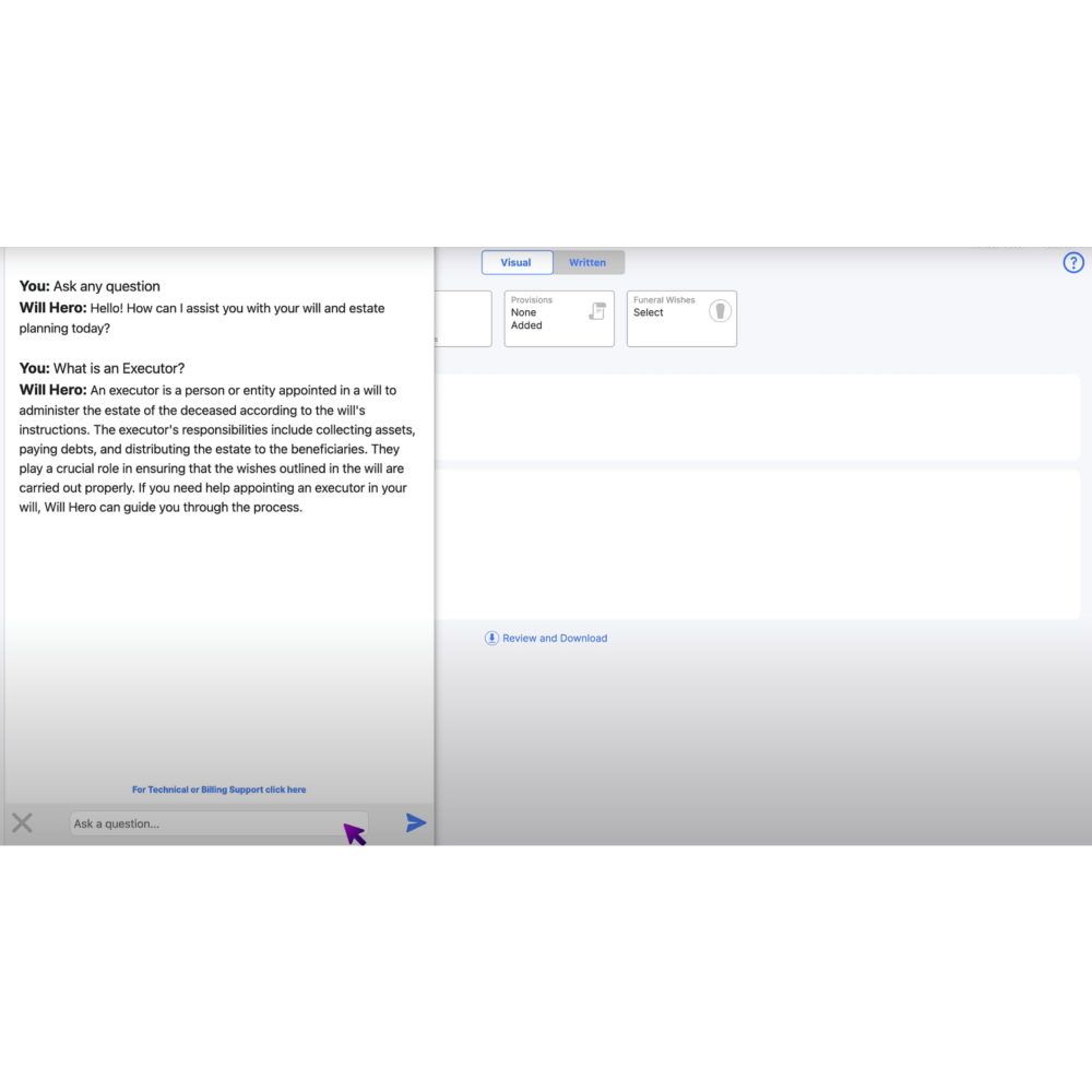Will Hero – AI Legal Assistant for Smart Estate Planning
