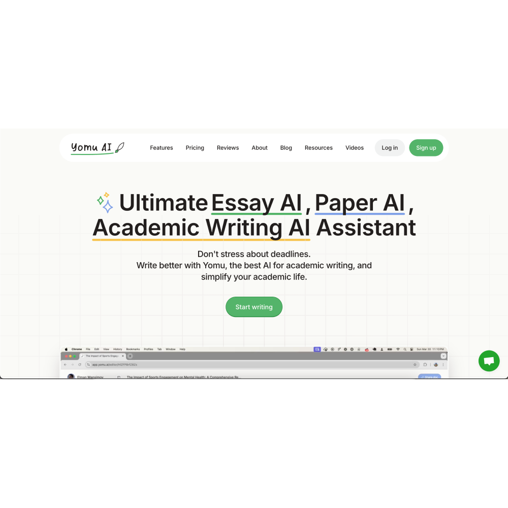 Yomu AI – Smart Academic Writing Assistant