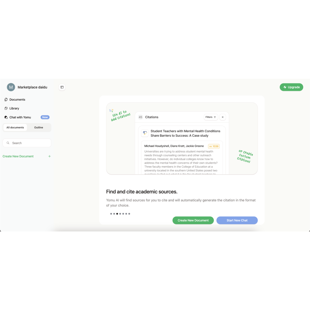 Yomu AI – Smart Academic Writing Assistant