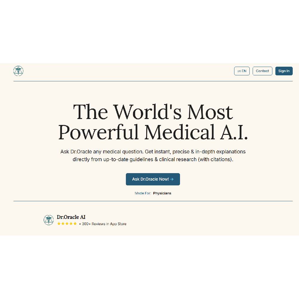 Dr.oracle – AI Medical Knowledge Assistant for Healthcare Professionals