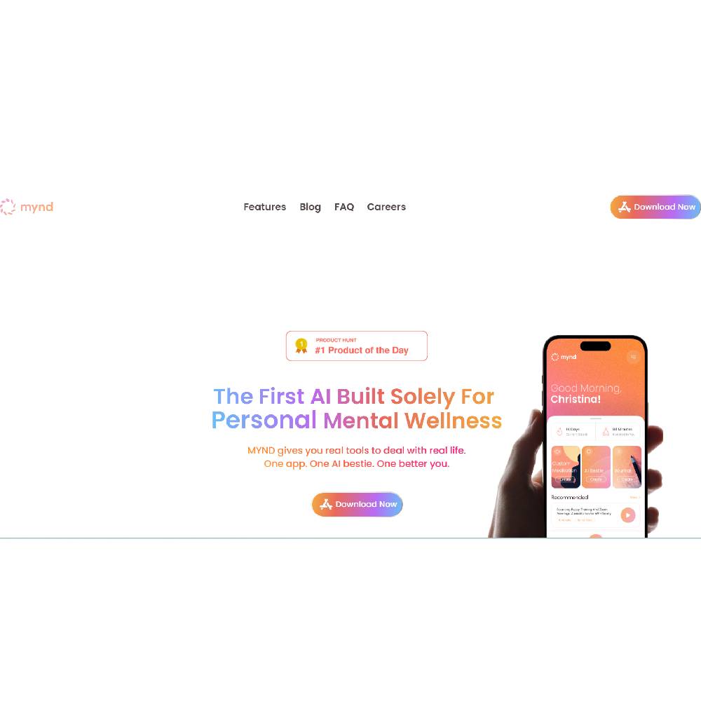 MYND — Your AI Mental Wellness Bestie