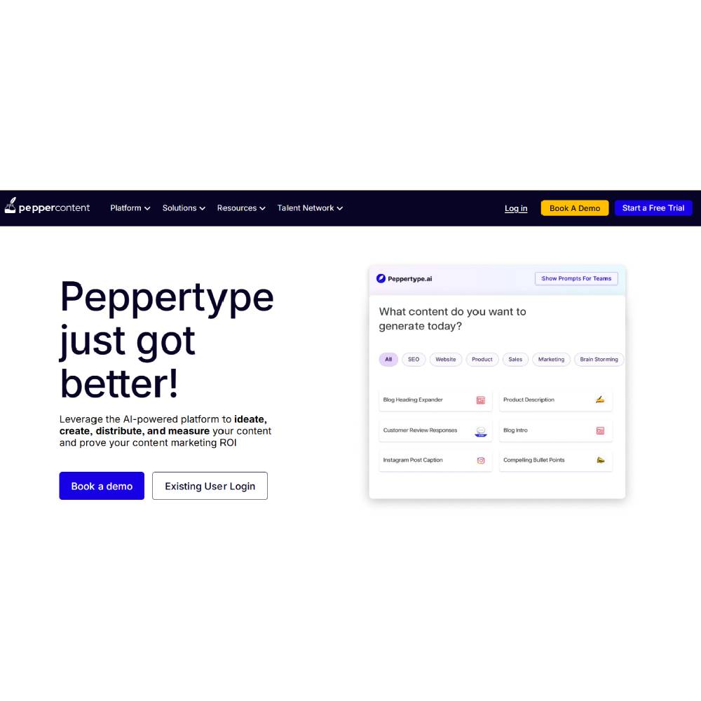 Peppertype.ai – AI-Powered Content Creation