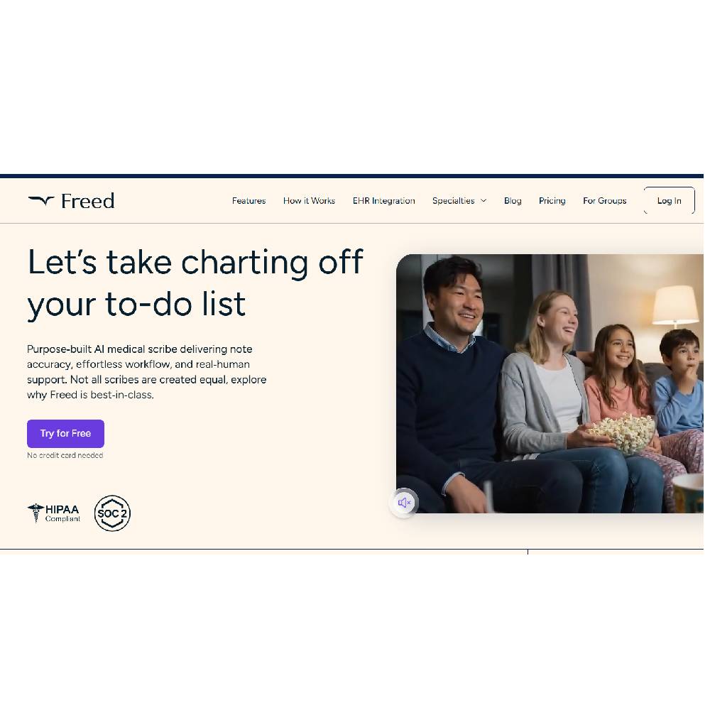 Freed AI – AI-Powered Medical Documentation and Clinical Note Assistant