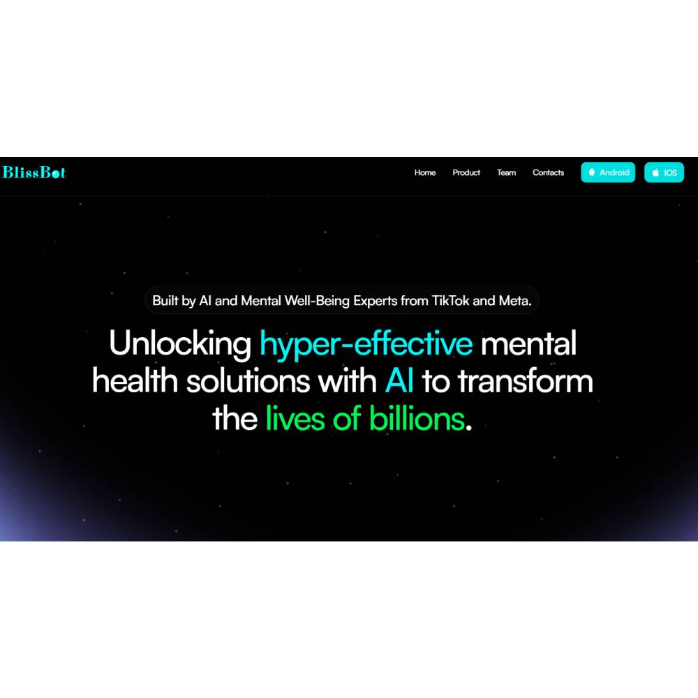 BlissBot.AI — AI Companion for Mind, Emotion & Soul