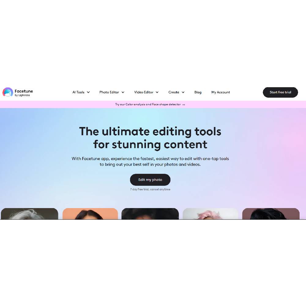 Facetune – AI-Powered Photo & Video Editing App