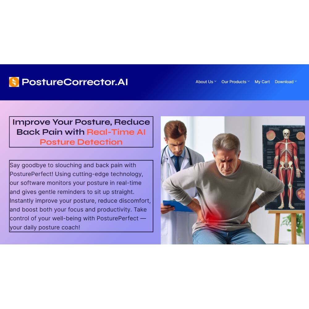 Posture Corrector AI — Real-Time Posture Monitor & Coach