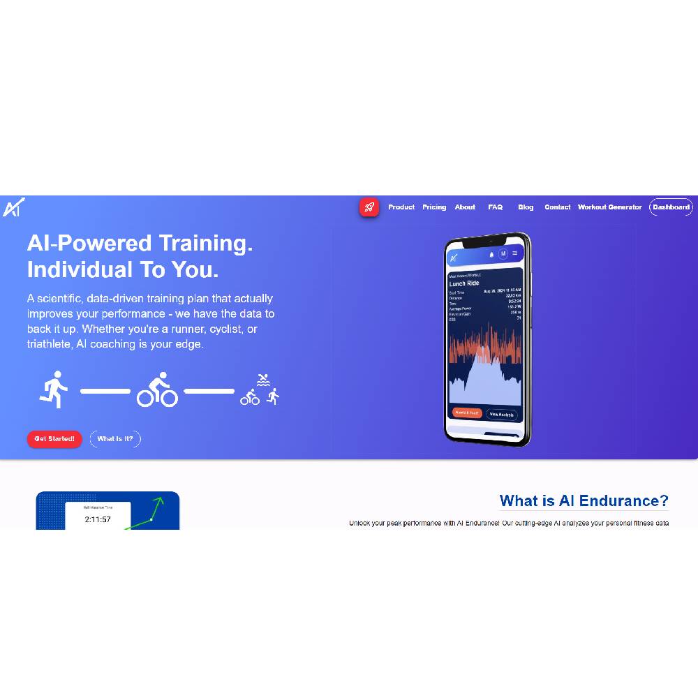 AI Endurance – AI-Powered Endurance Training & Performance Optimization Platform