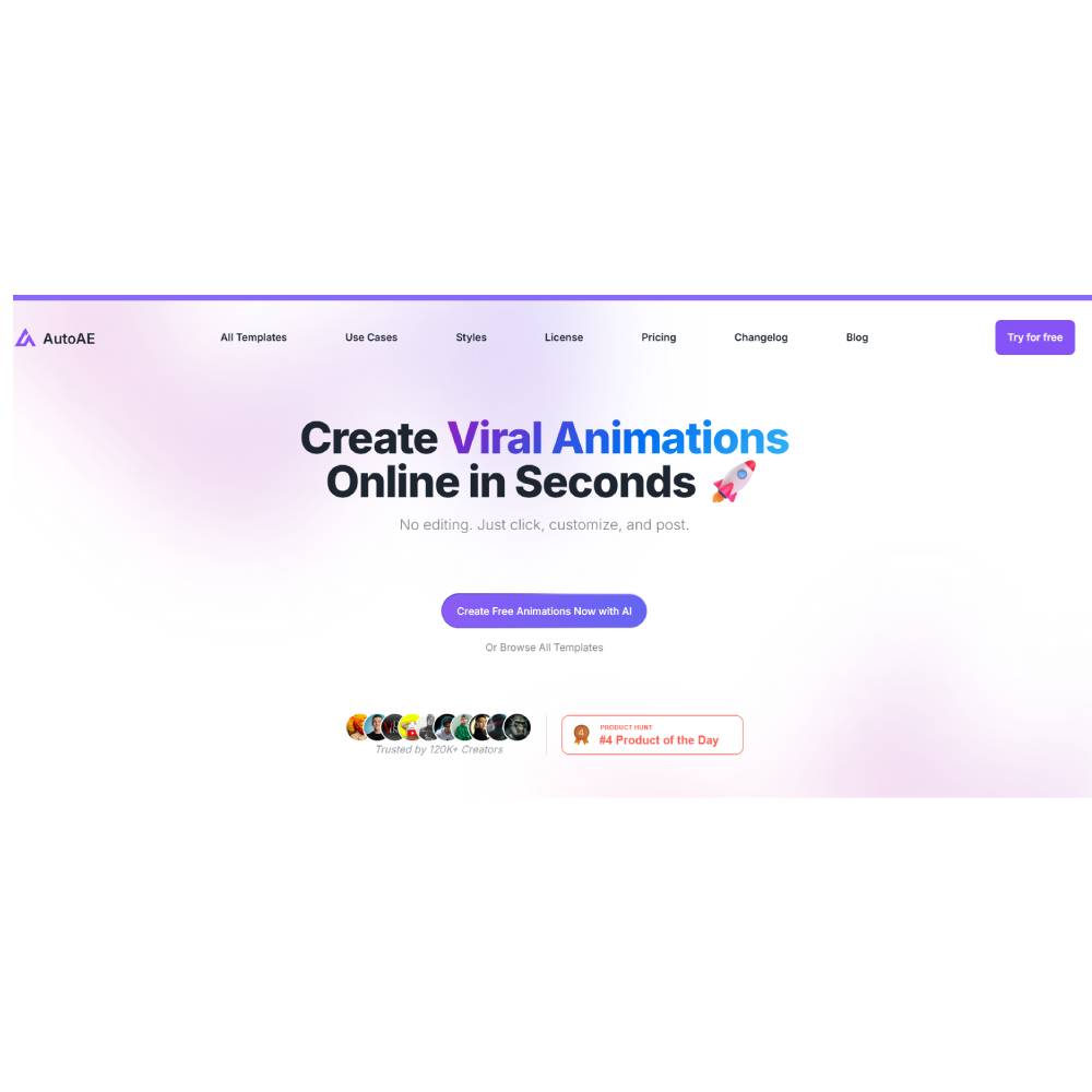 AutoAE – AI-Powered Viral Motion Graphic Creator