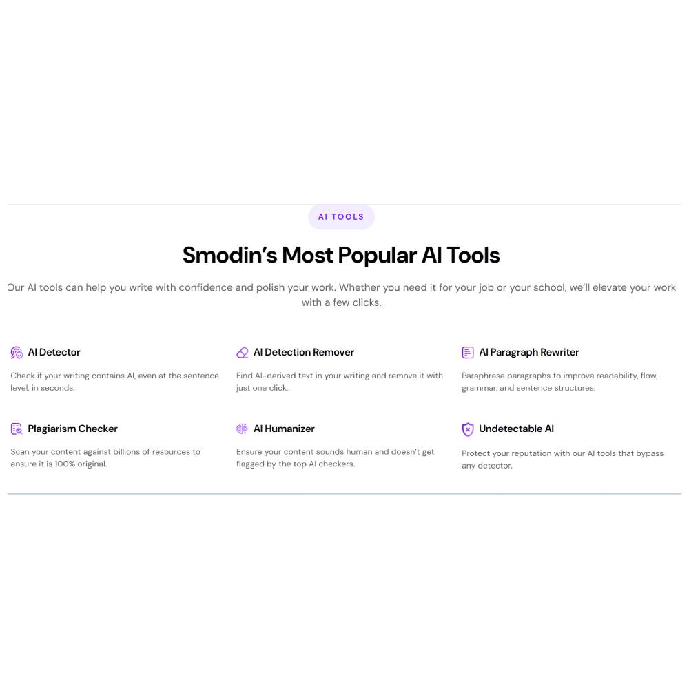 Smodin – AI Writing Assistant for Content Creation, Research & Multilingual Support