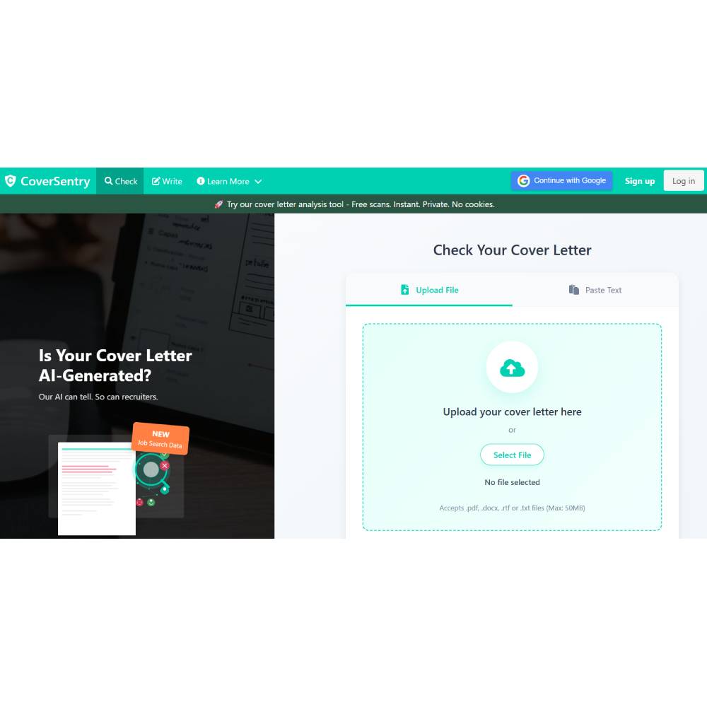 CoverSentry — AI Cover Letter Detection and Enhancement Tool