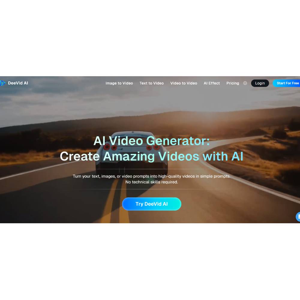 DeeVid AI – Advanced AI Video Generator & Editor