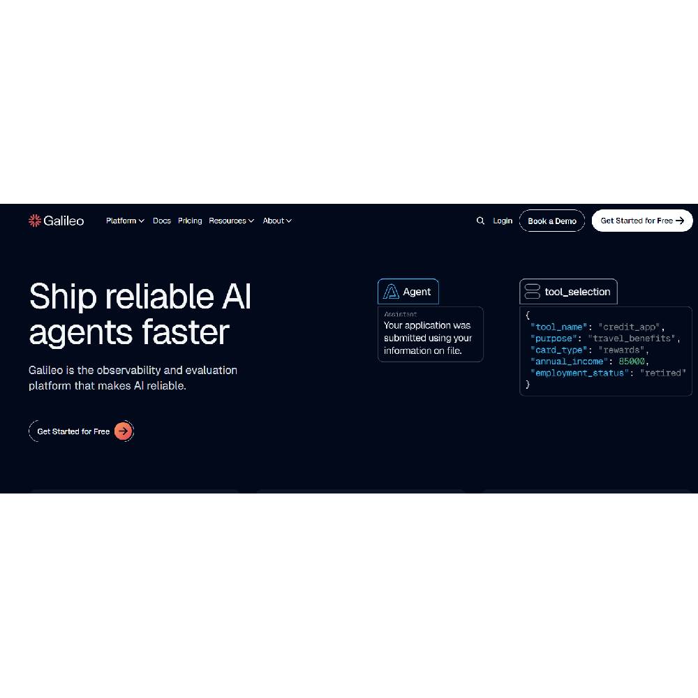 Galileo – AI Data Intelligence