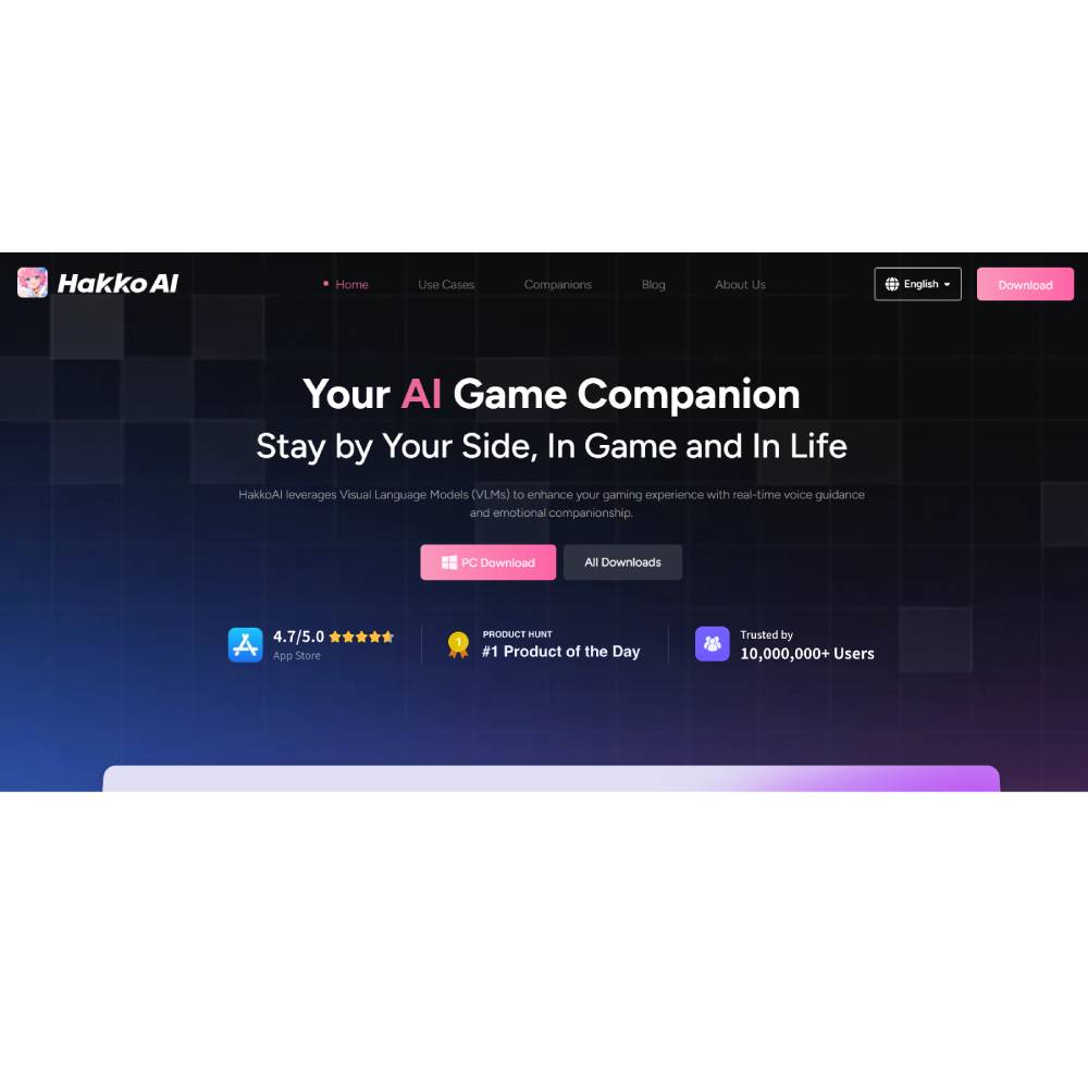 HakkoAI — AI Game Companion for Real Time Assistance and Emotional Support