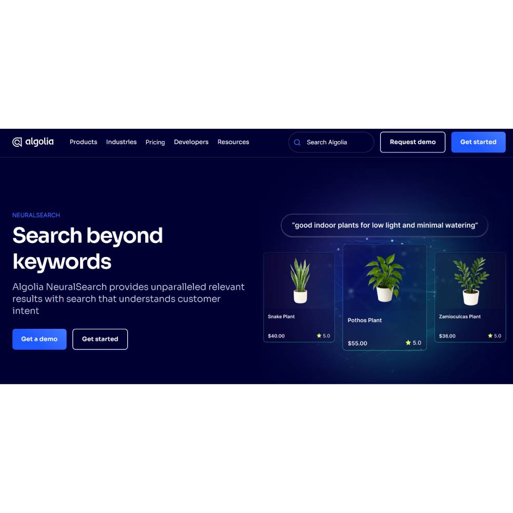 Algolia NeuralSearch – AI-Powered Search and Discovery Platform