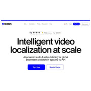 Rask AI – Global Video & Audio Localization Platform