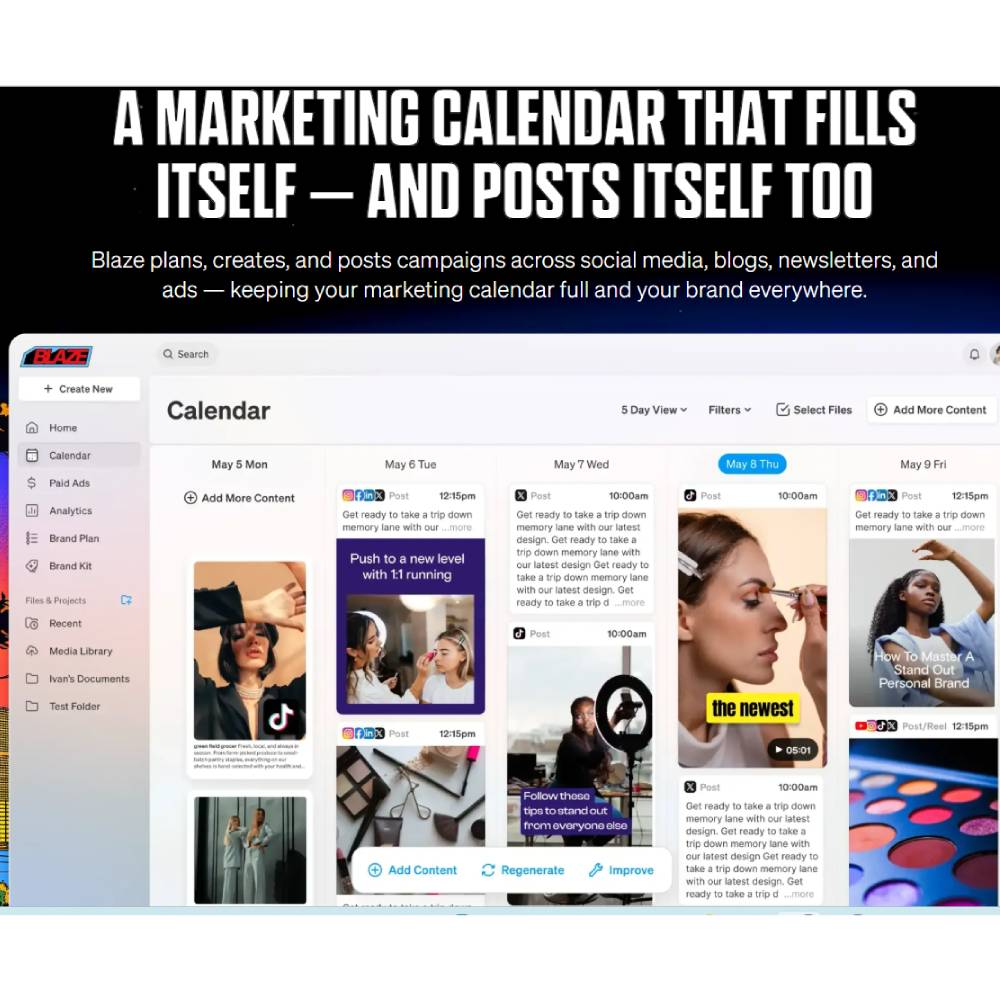 Blaze AI – AI Marketing & Content Creation Platform