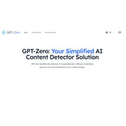 GPT-Zero — AI Content Detection and Authenticity Analysis Tool