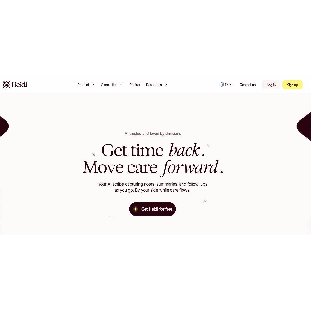 Heidi Health – AI-Driven Clinical Assistant for Healthcare Providers